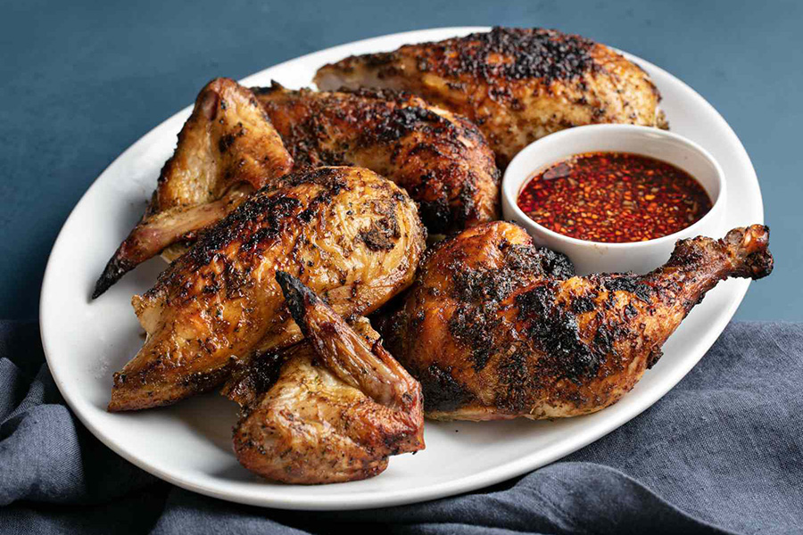 Poulet grillé à la thaïlandaise, un plat parfait pour un voyage en famill
