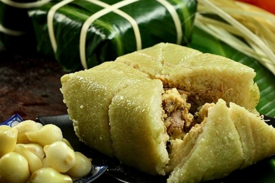 le gâteau de riz gluant - Cuisine du Tết : que mangent les Vietnamiens pendant le Nouvel An lunaire au Vietnam ?