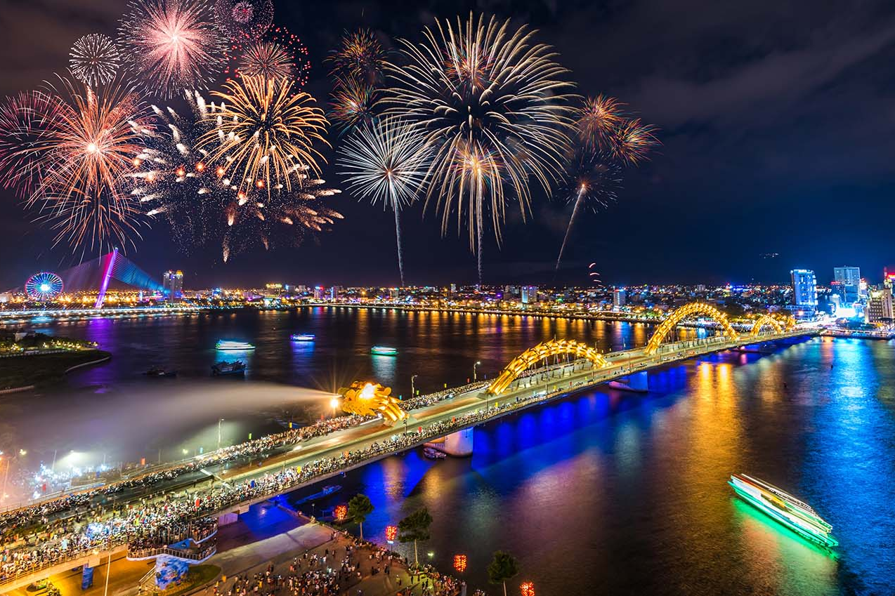 Pont du Dragon à Da Nang