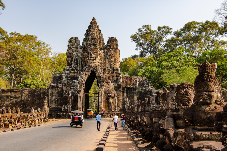 Angkor Wat du Chol Chnam Thmay au Cambodge 