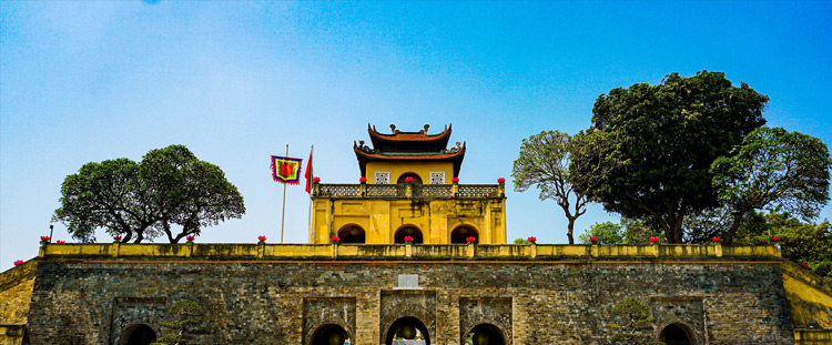 Porte Đoan Môn de la citadelle impériale de Thăng Long à Hanoï