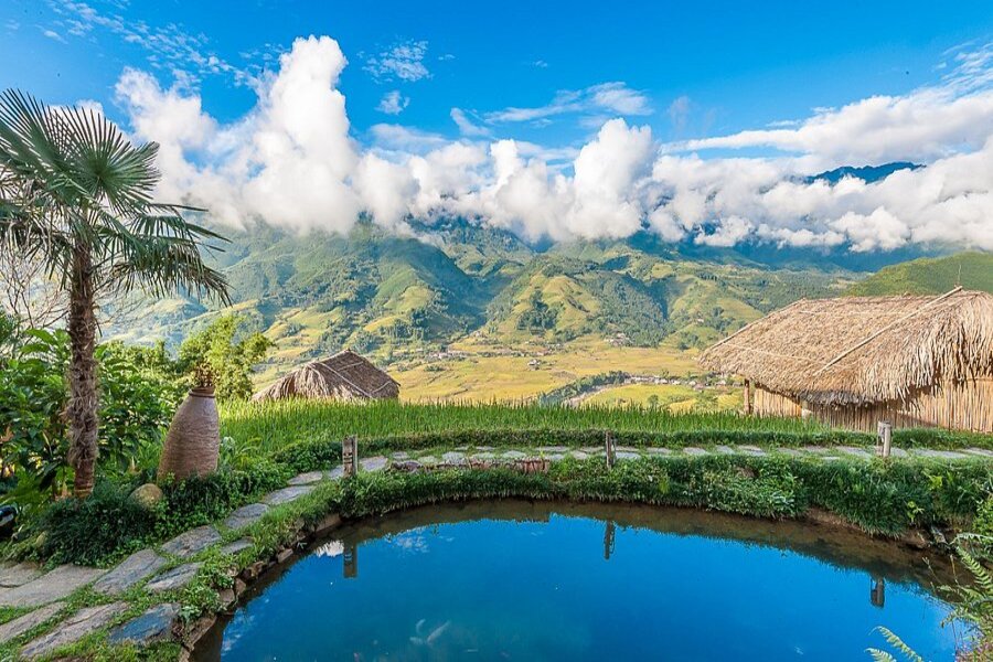 Vue panoramique depuis Eco Palms House