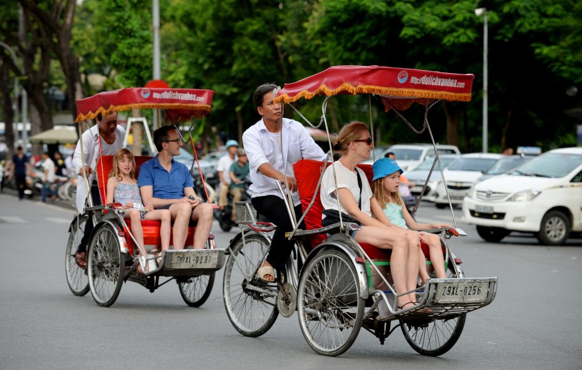 Hanoi en cyclo-pousse