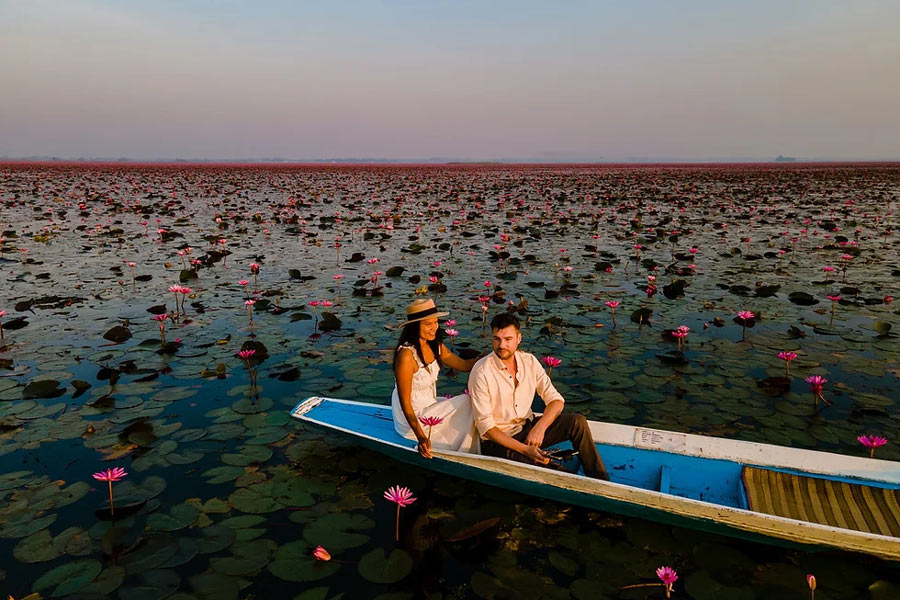 Mer de Lotus Rouge