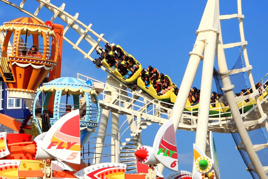 Sky Coaster - attraction à sensations fortes Dream World Bangkok