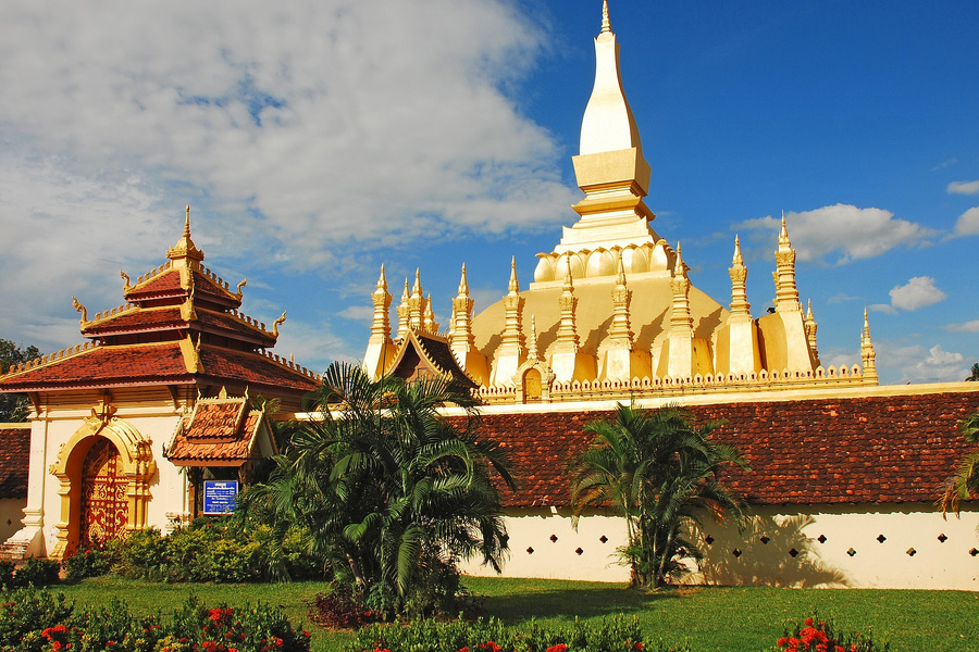 That Luang Vientiane Laos - Spot photo incontournable au Laos