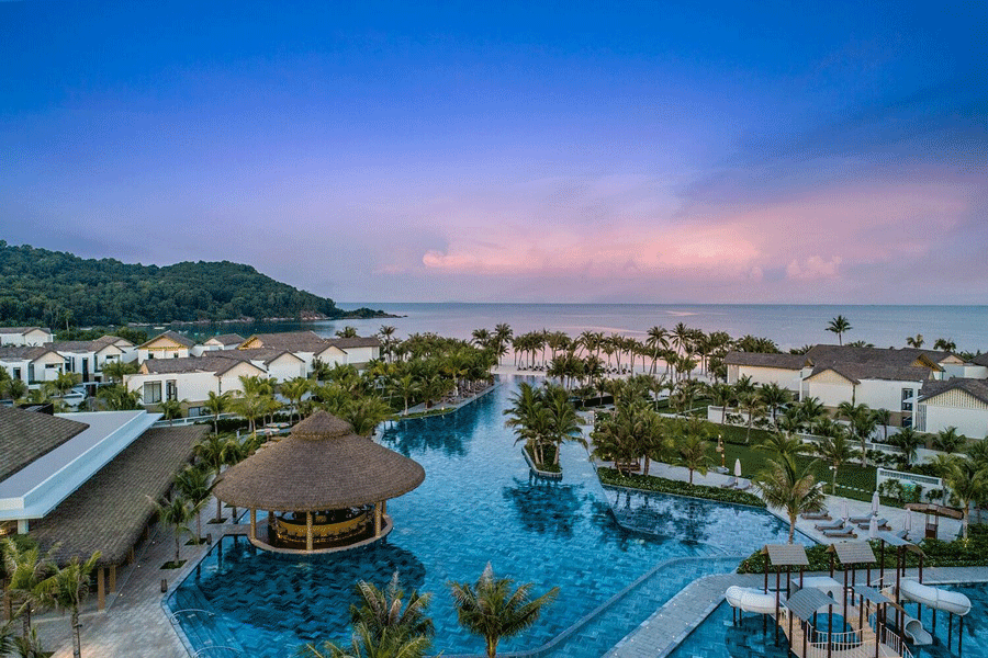 hôtel 5 étoiles au Vietnam avec vue sur la mer à Phu Quoc
