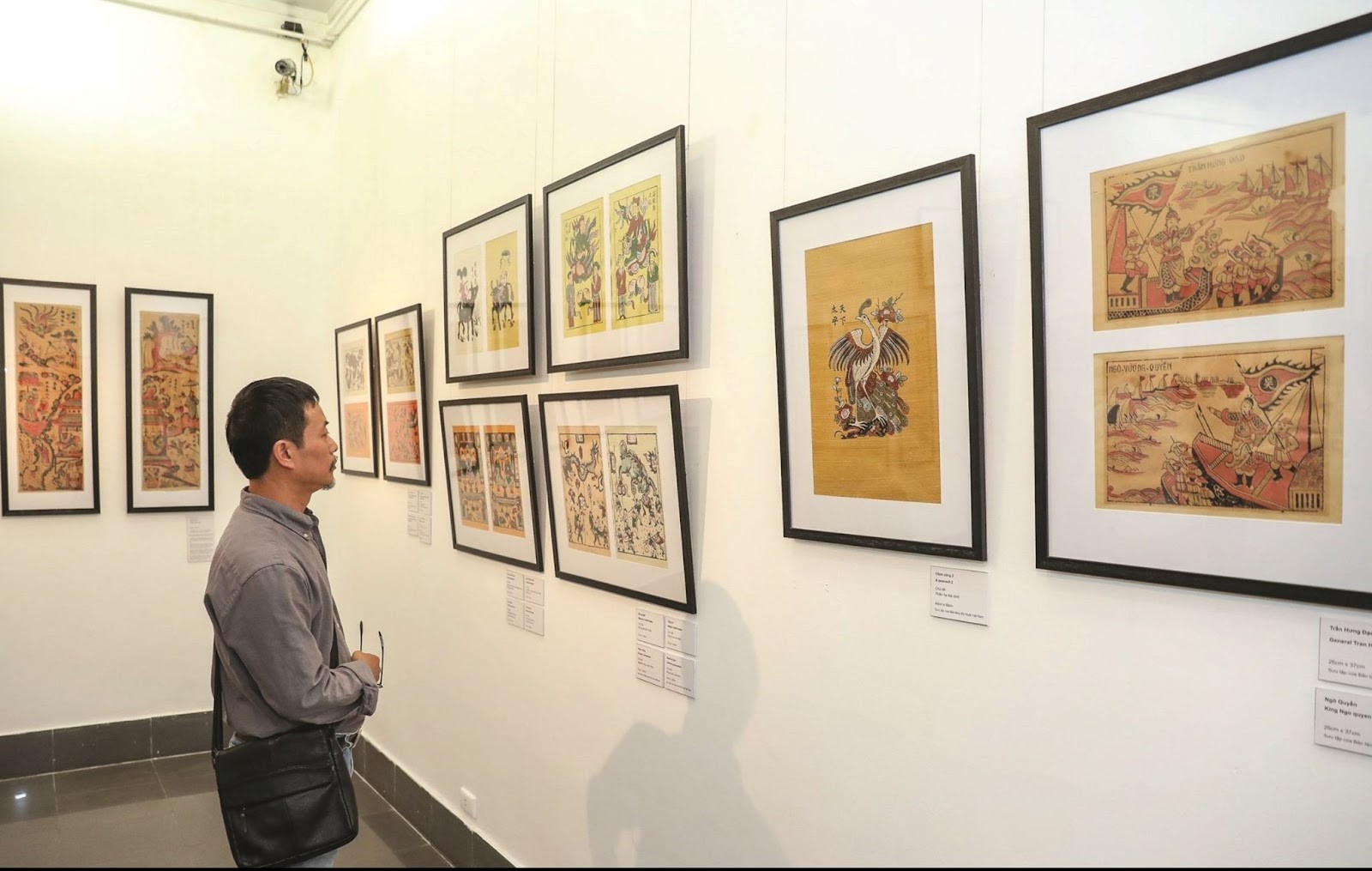 L'exposition de peintures de Dong Ho