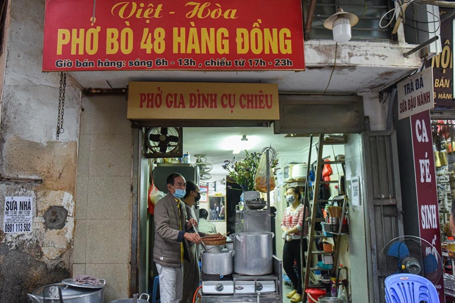 Meilleures adresses pour manger le Pho à Hanoi 