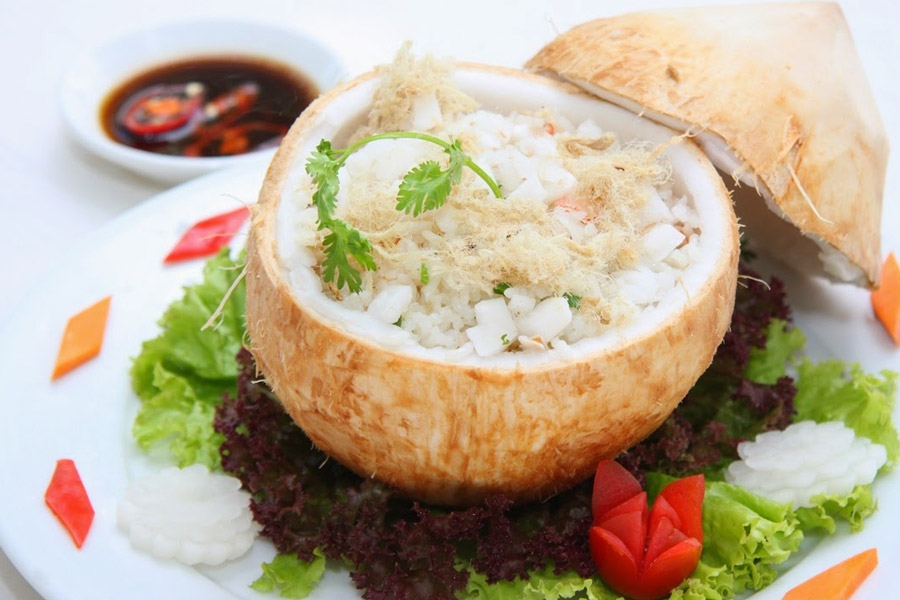 Riz à la noix de coco est une spécialité culinaire à Ben Tre