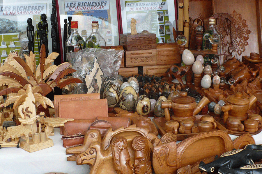 Artisanat et décoration au marche du weekend de Chatuchak