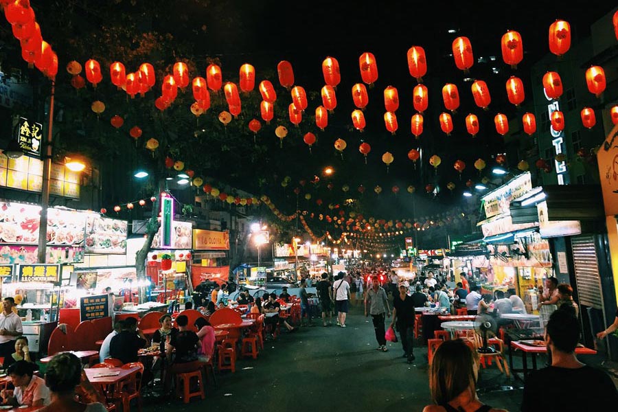 Bukit Bintang: la rue colorée à la nuit de Jalan Alor