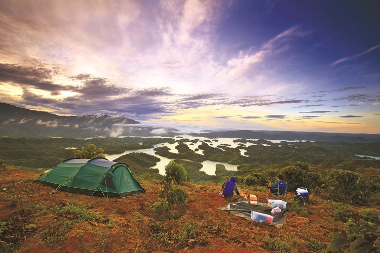 Camping au parc naturel de Ta Dung