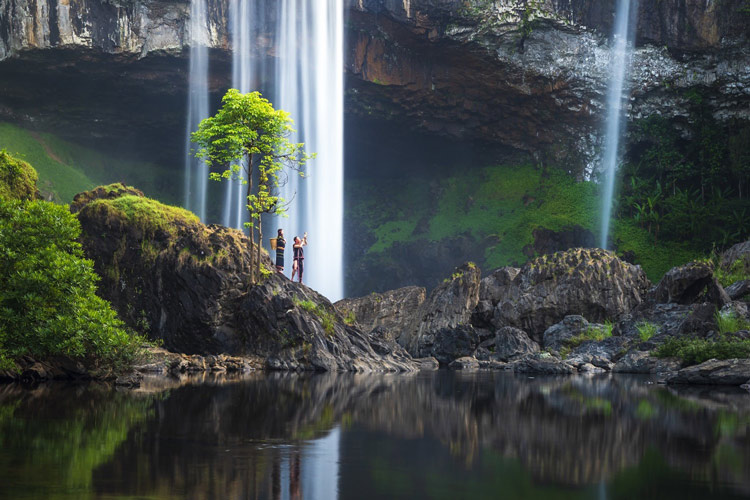Trekking à la cascade Hang En