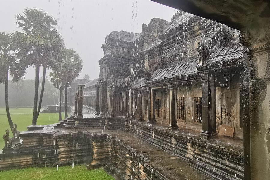 Le climat au Cambodge lors de la saison des pluies