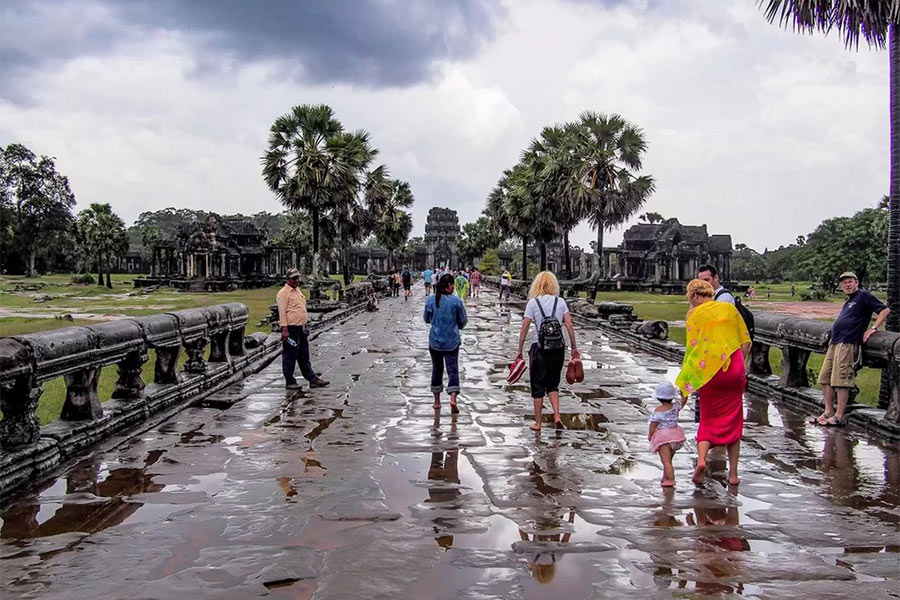 Saison des pluies au Cambodge