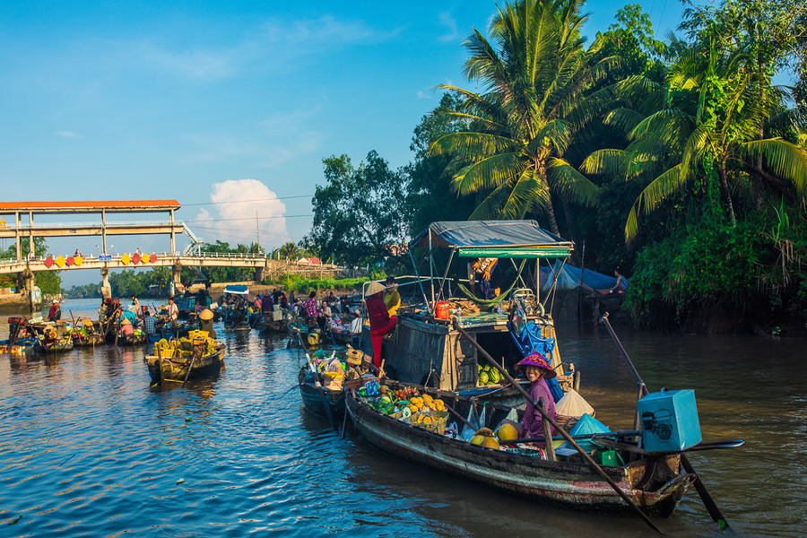 Can Tho fait partie des destinations à visiter au Sud Vietnam les plus animées