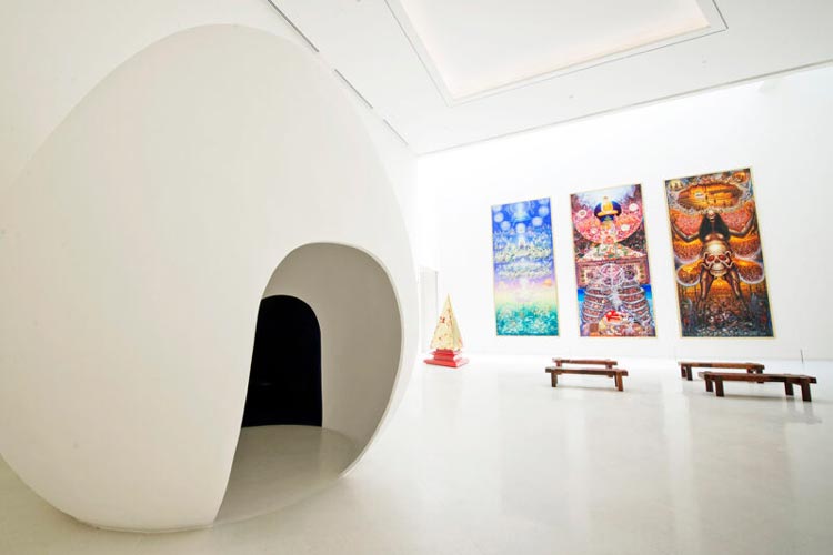 L'espace à l'intérieur du MOCA