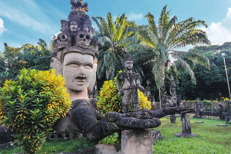 Buddha Park Vientiane Laos - Parc de sculptures bouddhistes et hindoues