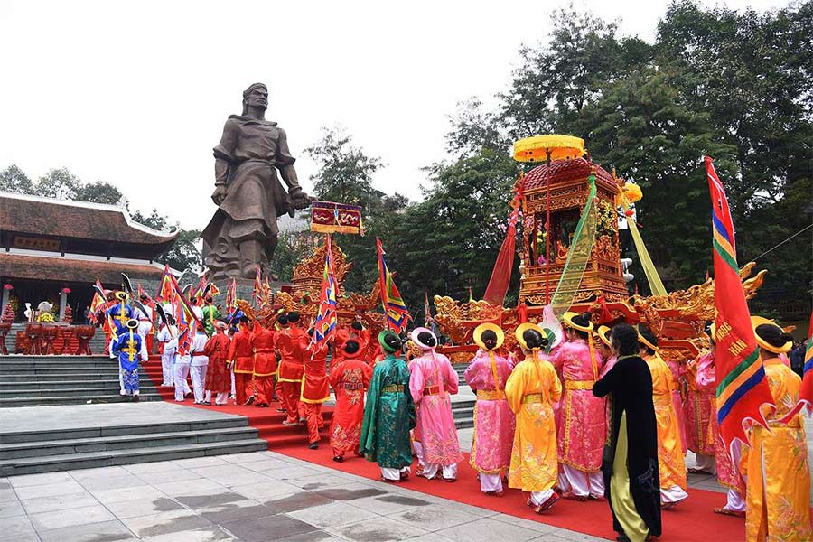 La fête de Go Dong Da est également une fête importante de la ville au printemps
