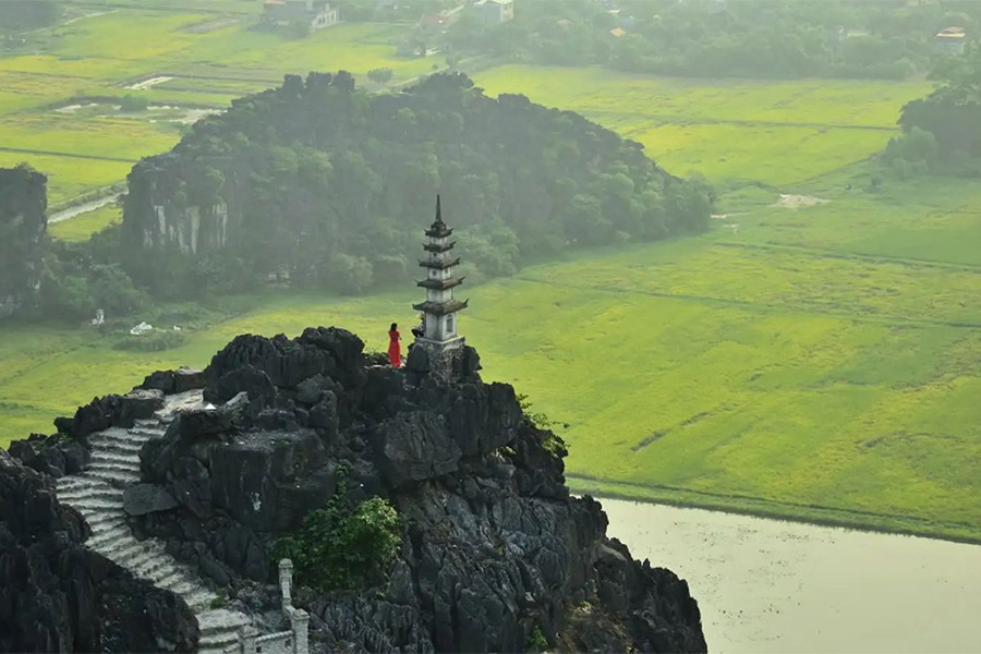 Point de vue de Hang Mua à Ninh Binh