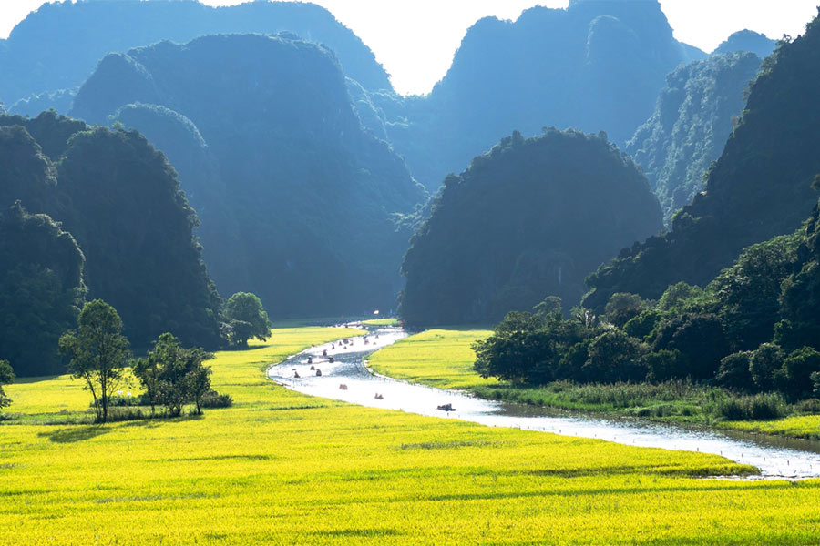 Une visite Ninh Binh 2 jours 1 nuit est incontournable lors de votre voyage au Nord du Vietnam