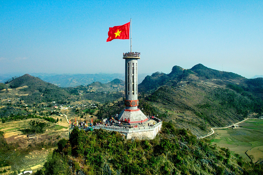 La tour du Drapeau est l'un des beaux lieux de photographie à Ha Giang 