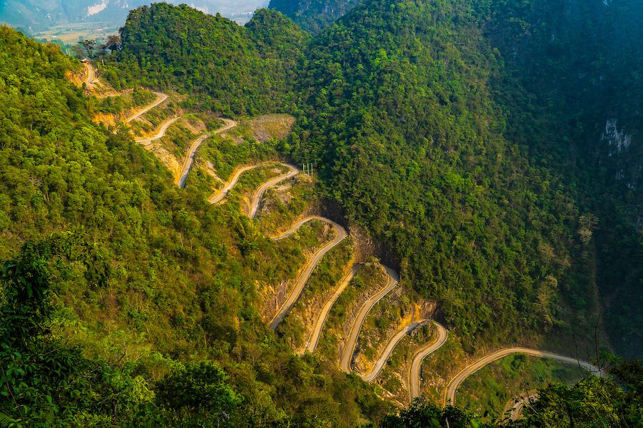 La boucle de Ha Giang est l'un des beaux lieux de photographie à Ha Giang 