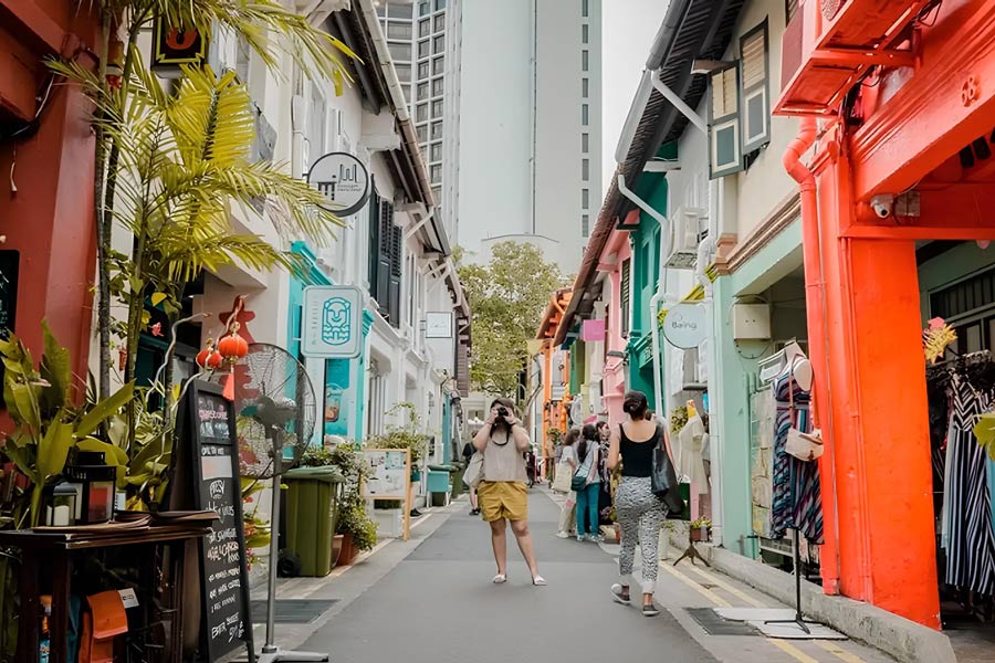 Moment idéal pour visiter Haji Lane