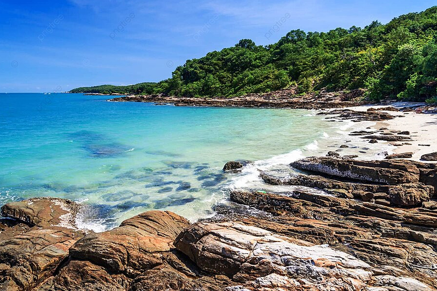 Parc national de Khao Laem Ya est situé sur l’île de Koh Samet, à quelques pas de la plage de Hat Sai Kaeo
