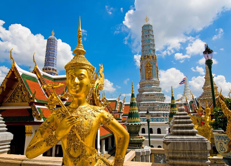 Wat Phra Kaew est étroitement associé à l'histoire de Bangkok