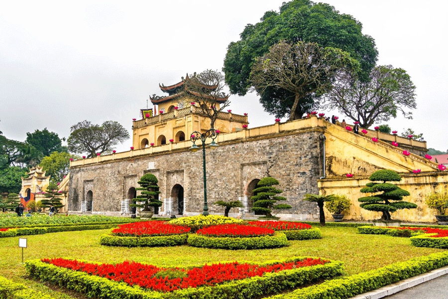 La Citadelle imperiale de Thang Long - itineraire une journee a hanoi lors de la fete nationale du Vietnam