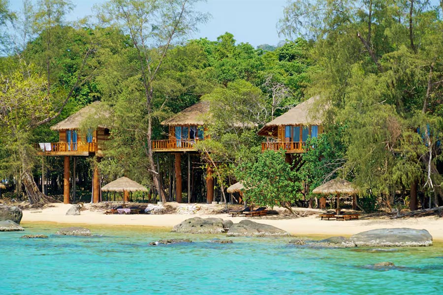 Il y a plus d’options d’hôtels à Koh Rong qu’à Koh Rong Samloem