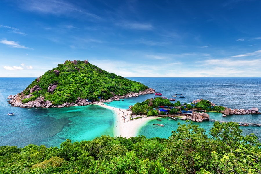 Koh Tao est une île en Thaïlande réputée pour la richesse de ses fonds marins