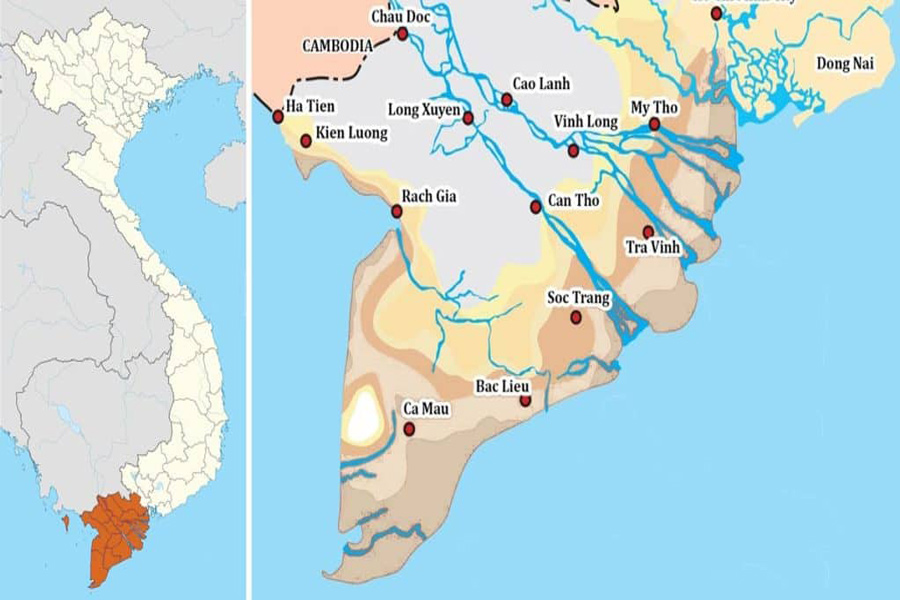 Itinéraire 4 jours au delta du Mékong - apercu de la destination