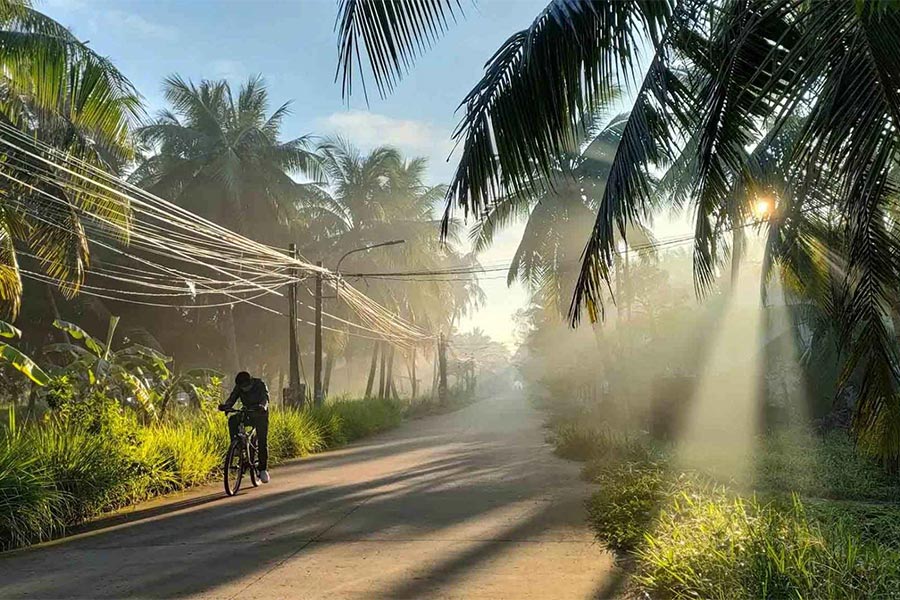 Voyage au delta du Mékong au Vietnam - balade à vélo