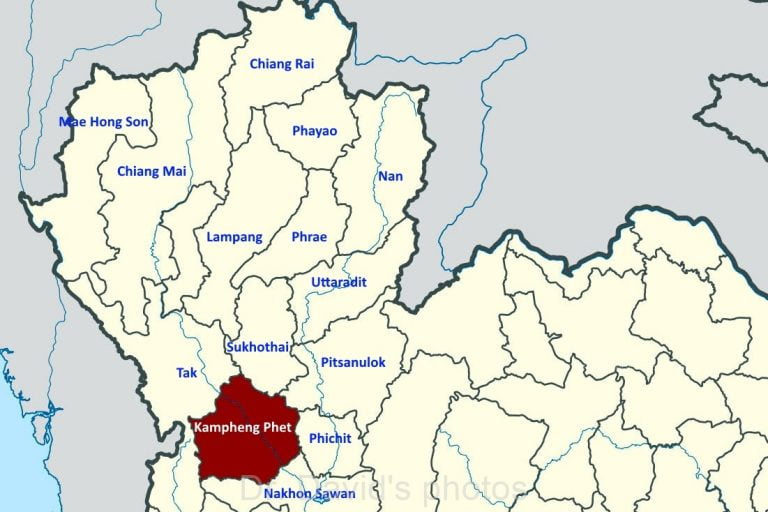 Kamphaeng Phet se trouve dans la région du Nord de la Thailande