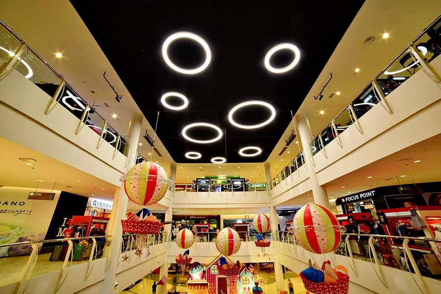 Modernité du Centre Commercial East Coast à Kuantan