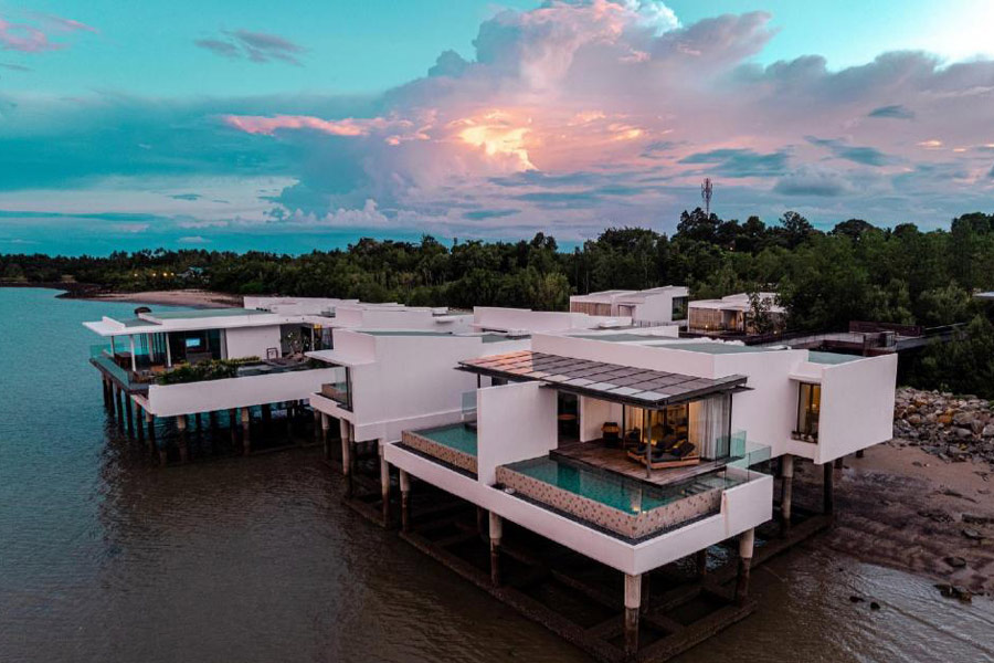 la beauté de l'hôtel Cove 55