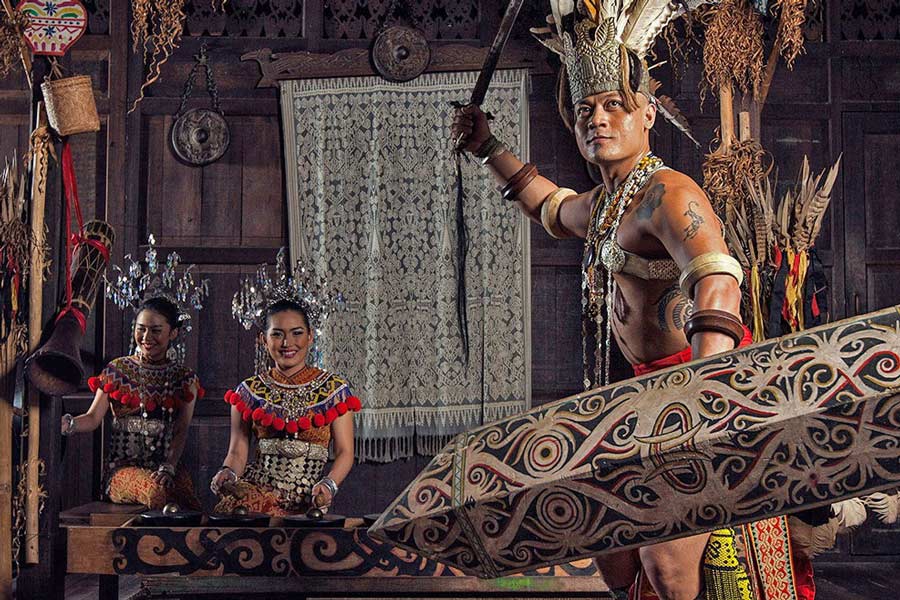 Village culturel de Sarawak