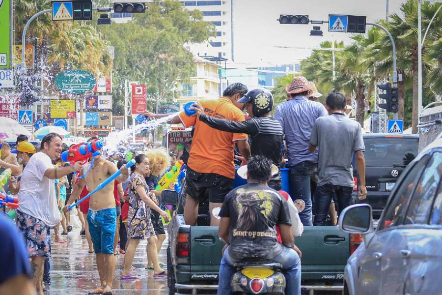 La fête de Wan Lai à Pattaya