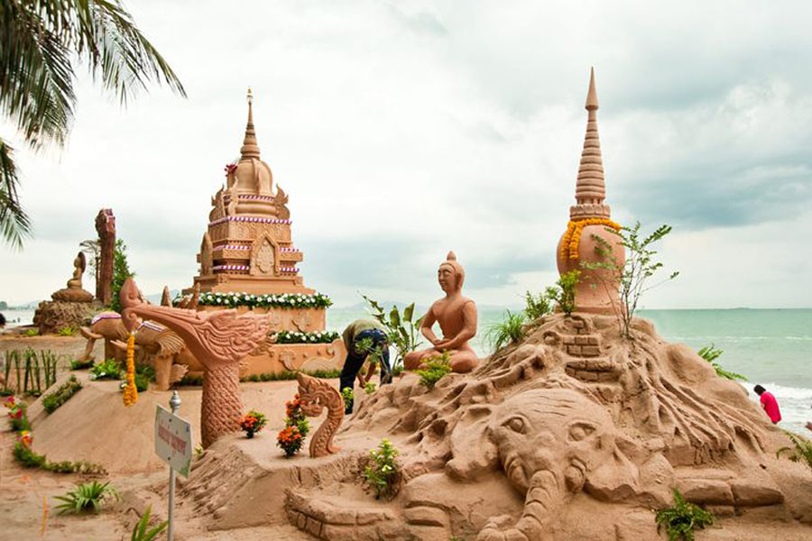 La fête de Wan Lai à Pattaya