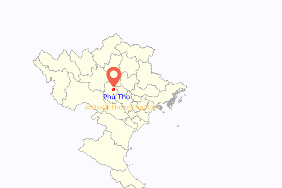localisation de Phu Tho
