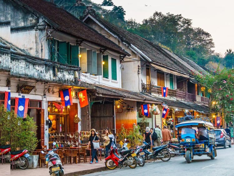L'ancienne capitale Luang Prabang est reconnue par l'UNESCO comme patrimoine culturel mondial
