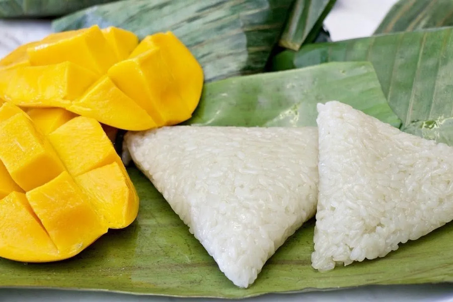 La combinaison unique de riz gluant et de fruits fait exploser les papilles des touristes venant à Misamis Oriental