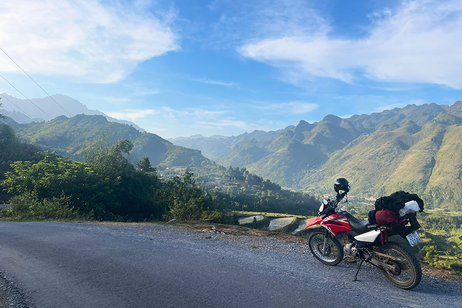 moto tour à Ha Giang