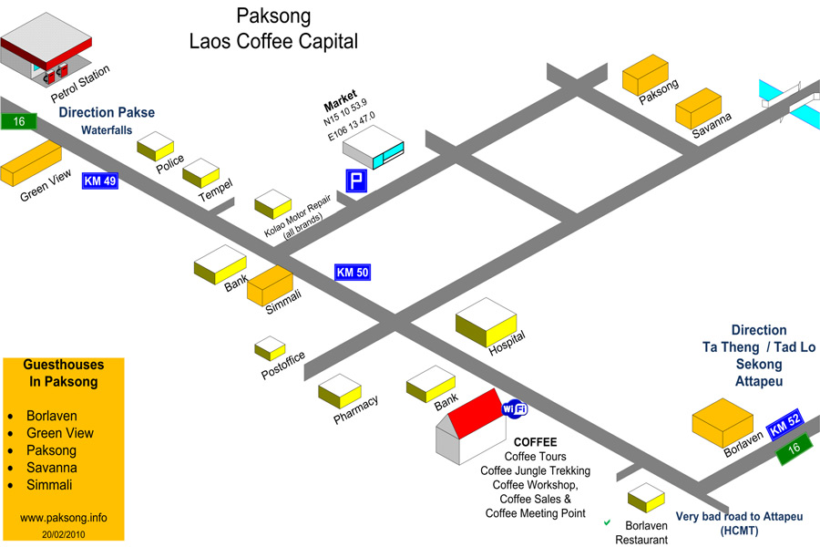 Carte de Paksong