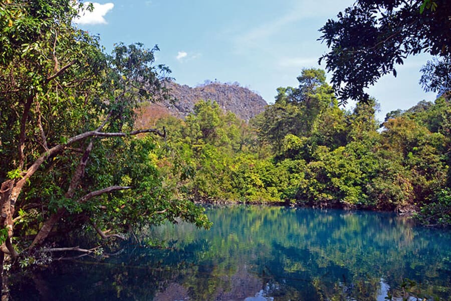 Les parcs nationaux du Laos attirent de nombreux touristes, notamment Phou Hin Poun