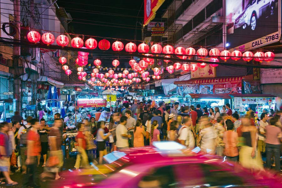 Pas de festivités du Nouvel An à Chinatown Bangkok 2026