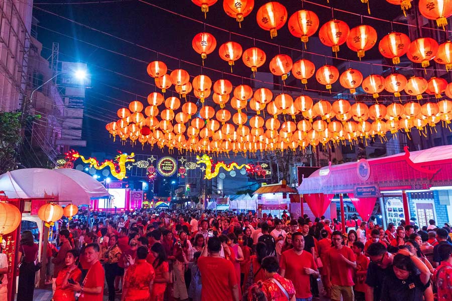 Pas de festivités du Nouvel An à Chinatown Bangkok 2026